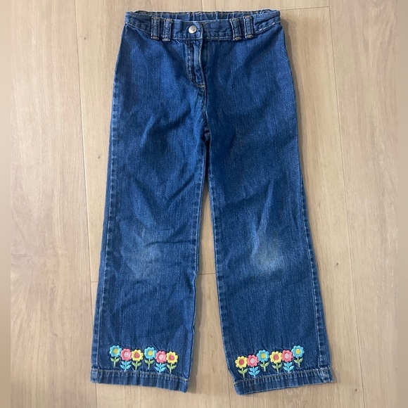 Other - Y2K Gymboree 2009 embroidered floral adjustable waist denim size 5t